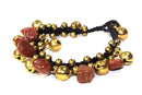 Sparkling Gold Tone Nymph Bracelet | Wild Lotus