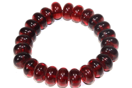 Glowing Wine Amber Red Bracelet