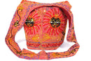 Red Happy Sun Jhola Bag
