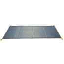 Blue Cotton Handloom Table Top Runner with Tassel Fringe Accent