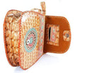 Fire Flower Leather Mandala Purse by Wild Lotus