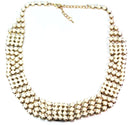 Gold Tone Utopia Statement Necklace