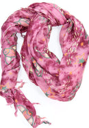 Love The Stars & Sea Pink Print Sarong Wrap