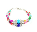Double Strand Marbled Beaded Bracelet by Wild Lotus