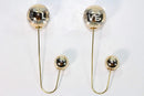 Gold Tone Love Jacket Earrings