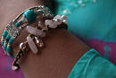 Rose Quartz & Crystals Romance Bracelet by Wild Lotus