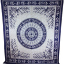 Navy Blue Tigers & Elephants Majestic Beasts