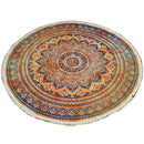 Sunset Burst Round Mandala Crochet Tapestry Wall Hanging | Wild Lotus® | @wildlotusbrand