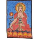 Buddha Calling the Earth to Witness Mudra Enlightenment Double Sided Banner | Wild Lotus®