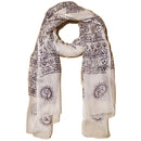 Primordial Om & Ganesha Printed Scarf