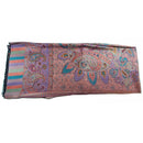 Reversible Faux Pashmina Fabric Silk Rayon Blend Floral Theme Background Design Scarf Shawl