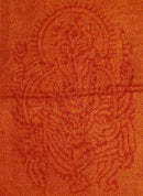 Primordial Om & Asian Symbols Printed Scarf