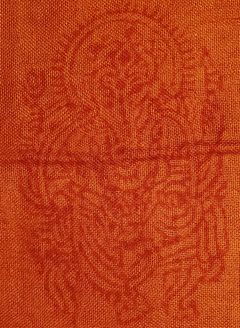 Primordial Om & Asian Symbols Printed Scarf
