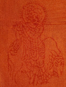 Primordial Om & Asian Symbols Printed Scarf