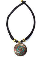 Mosaic Medallion Necklace | Wild Lotus