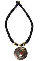 Mosaic Medallion Necklace by Wild Lotus