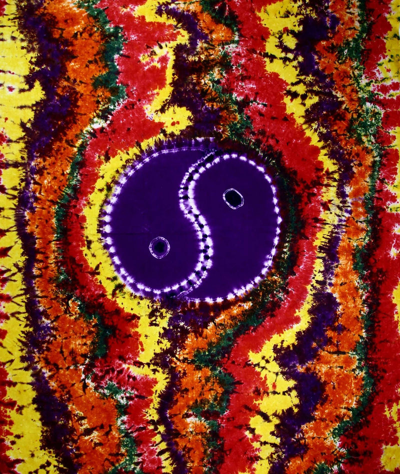 Yin Yang Tie Dye Tapestry | Wild Lotus