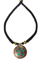 Mosaic Medallion Necklace | Wild Lotus