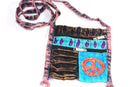 Stone Wash Peace Crossbody Patchwork Passport Bag by Wild Lotus