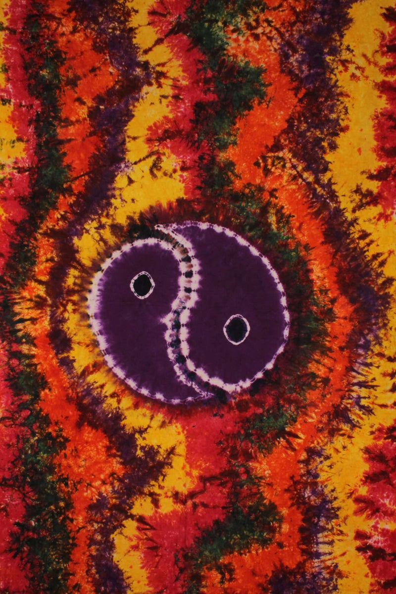 Yin Yang Tie Dye Tapestry