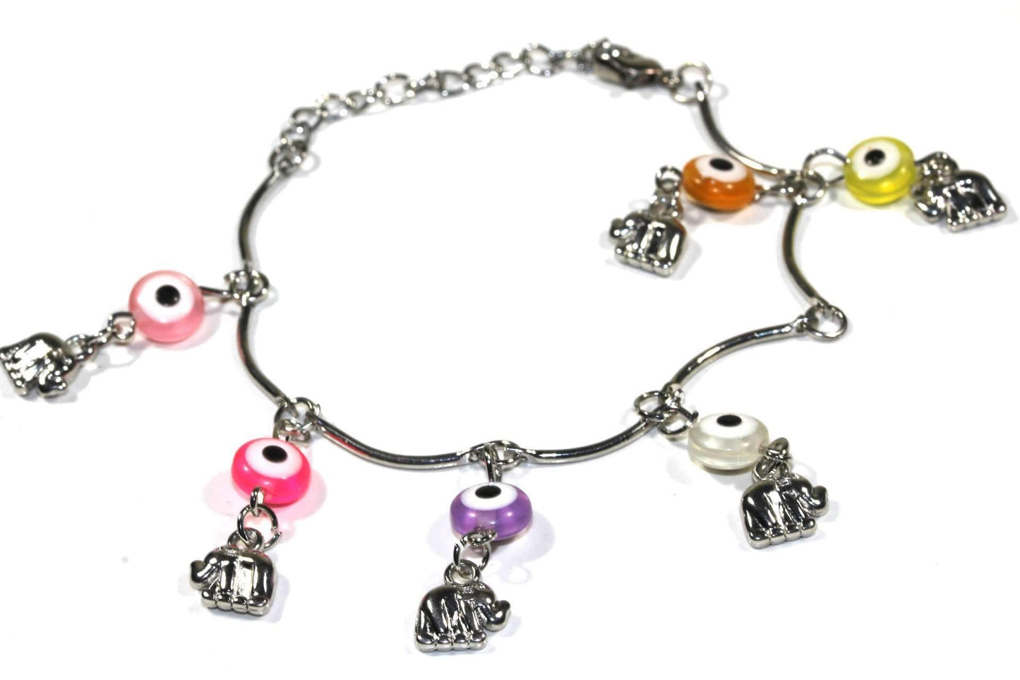 Elephant Age Old Charms Bracelet