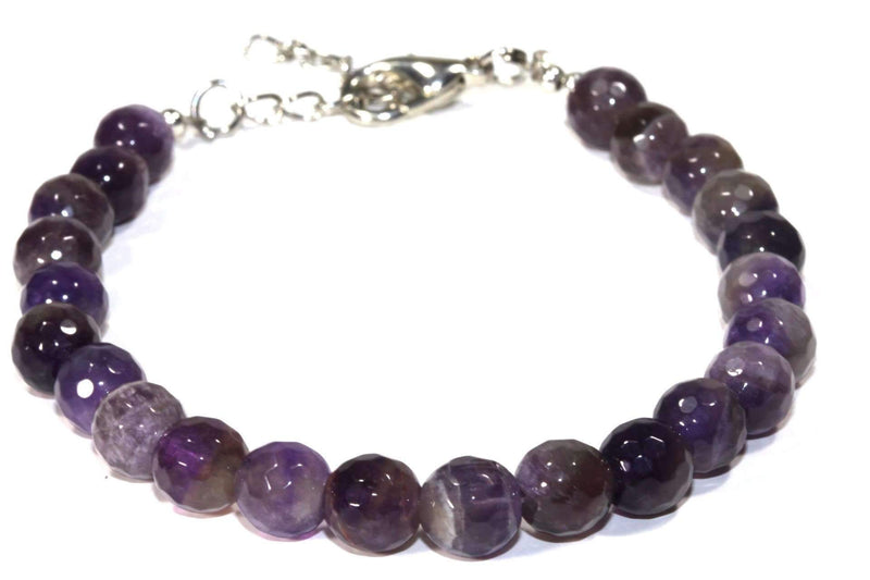 Amethyst Beads Yoga Bracelet