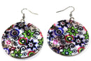 Blooming Flowers Mother Of Pearl Earrings