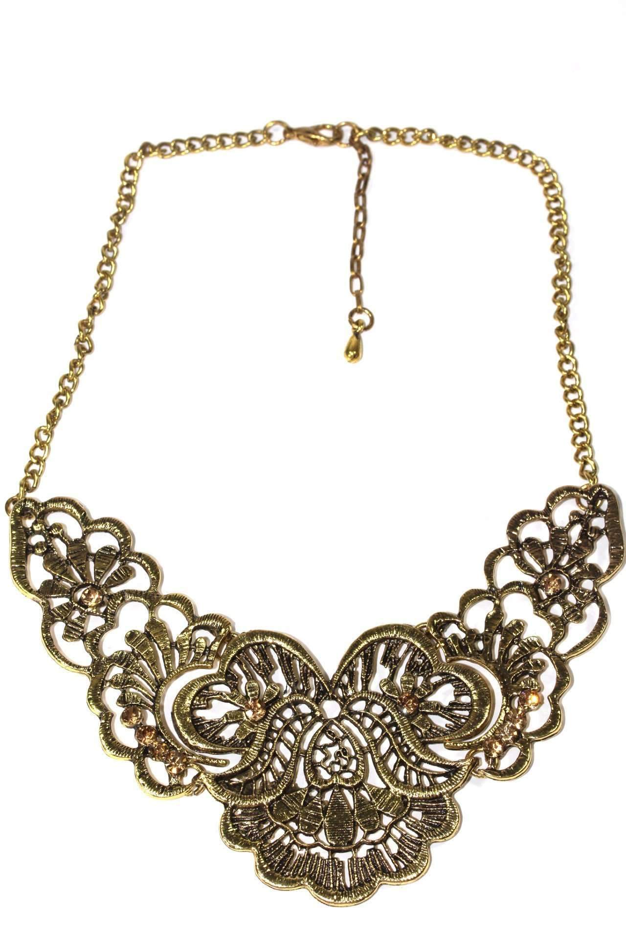 Henna Art Flower Necklace