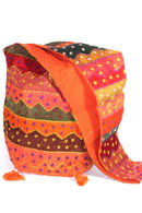 Carnival Wave Patchwork Jhola Bag