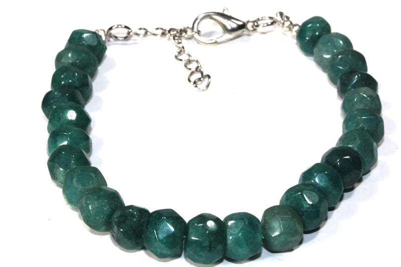 Green Chunk Agate Beads Yoga Bracelet