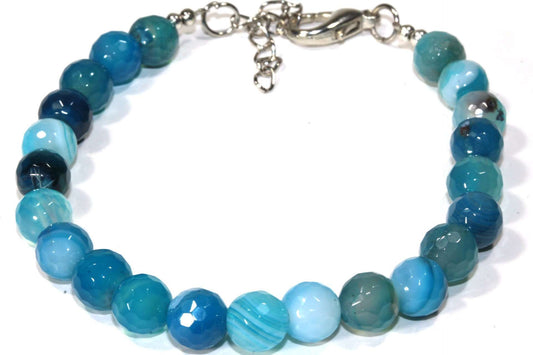 Ocean Palette Agate Yoga Bracelet