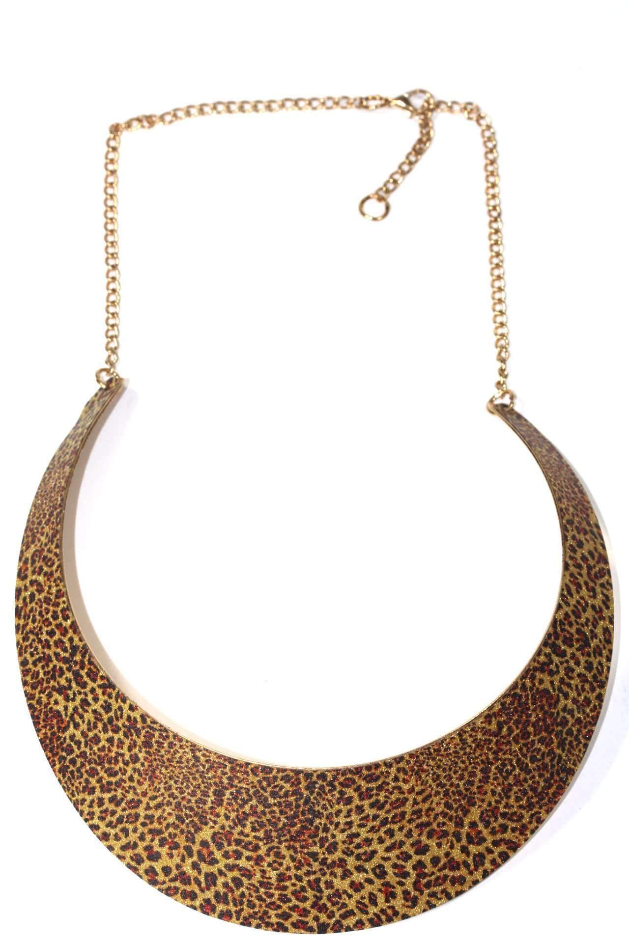 Animal Print Collar Necklace