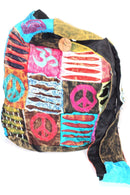 Peace & Om Patchwork Jhola Sling Bag