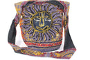 Purple Happy Black Sun Jhola Bag