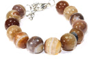 Earthy Agate Stone Yoga Bracelet