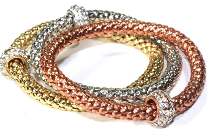 Charm & Rope Bangle Set by Wild Lotus