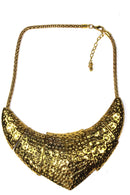 Tribal Horns Hammered Necklace