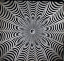 Black & White Trippy Yin Yang 3D Effect Tapestry