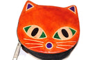 Orange Kitty Boo Coin Purse