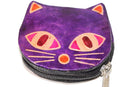Purple Kitty Boo Coin Purse