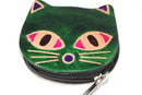 Green Kitty Boo Coin Purse