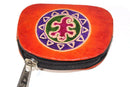 Orange Tribal Salamander Coin Purse