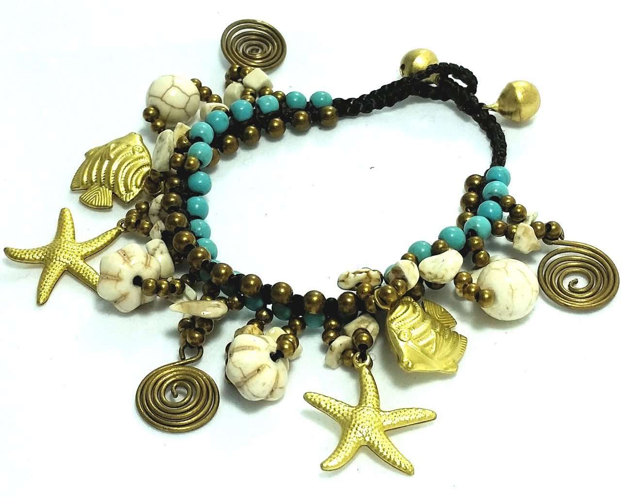 Seashore Sand & Surf Charm Bracelet