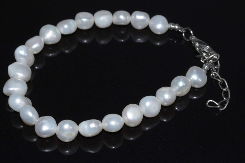 Large Elegant Cultured Freshwater Pearls Bracelet
