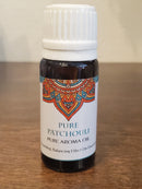Aromatherapy Oils | Pure Patchouli | Goloka | 10 ml Bottles |Wild Lotus