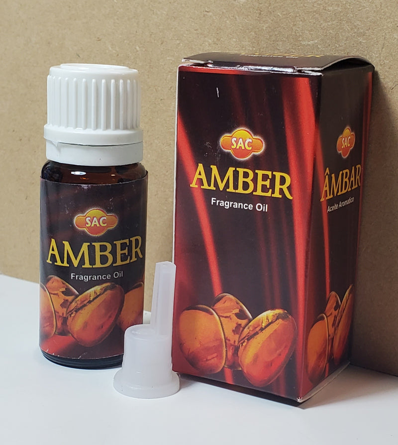 SAC Fragrance Oils | 10 ml Bottle | Aromatherapy | Amber