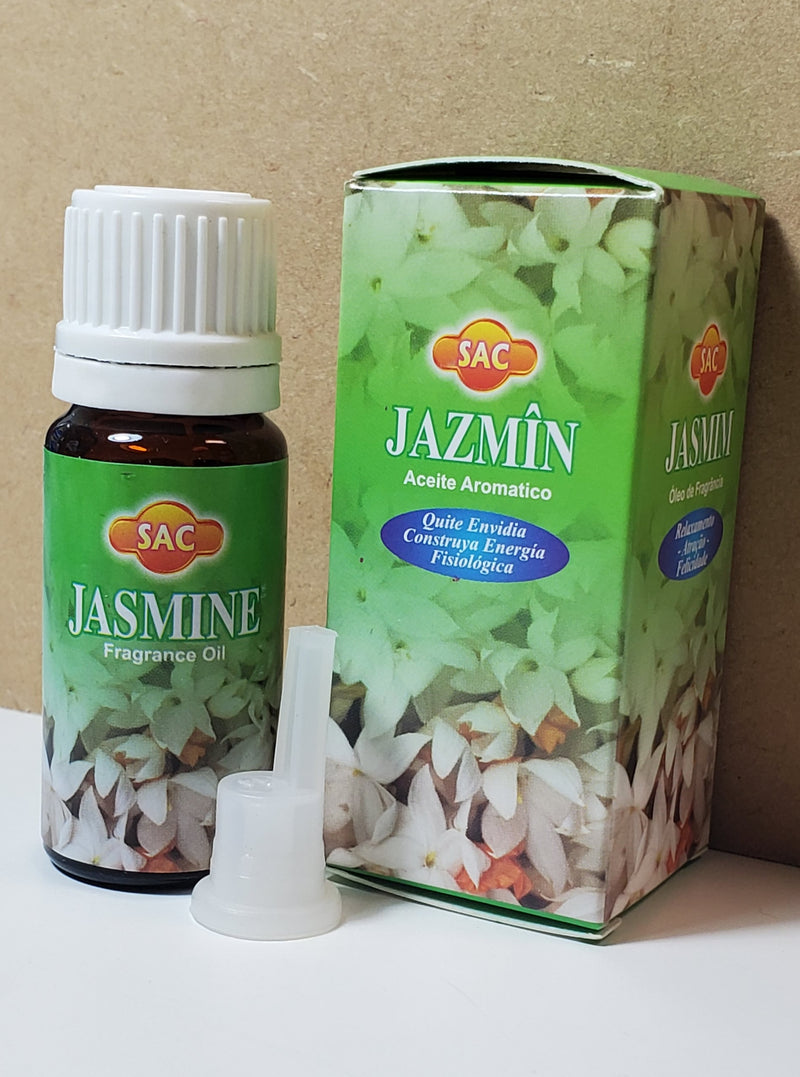 SAC Fragrance Oils | 10 ml Bottle | Aromatherapy | Jasmine