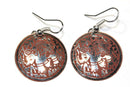 Silver Tone Terracotta Petite Carnival Elephant Danglers