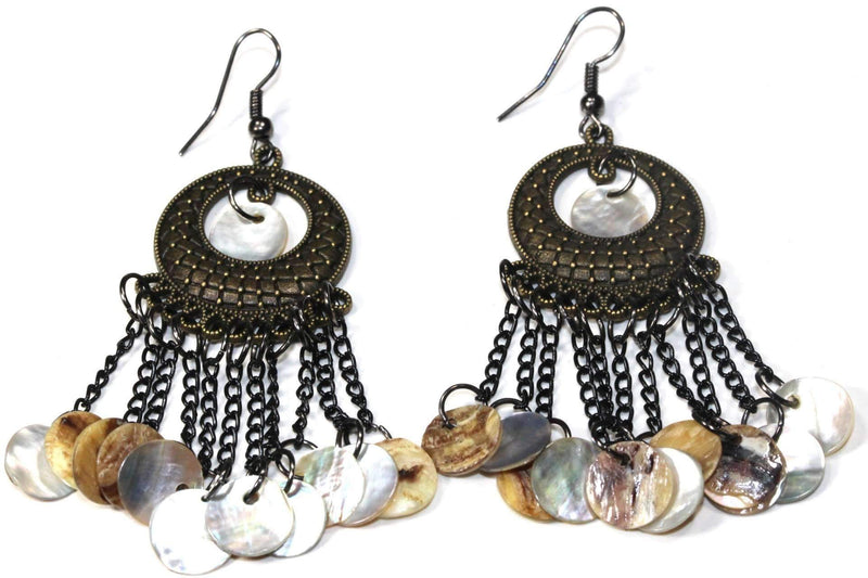 Sea Shell Carnival Gypsy Earrings