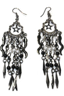 Whimsical Star Chandelier Earrings
